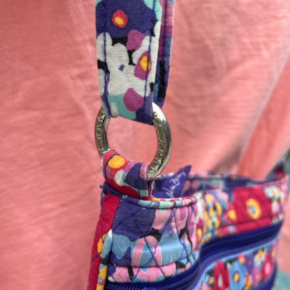 EUC-Vera Bradley Impressionista Double Front Zipper Crossbody Bag - Picture 5 of 11